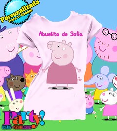 Playera Personalizada Peppa Pig Family - Jinx