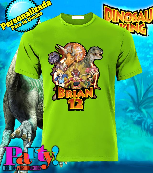 Playeras de cumpleaños de 2025 dinosaurios