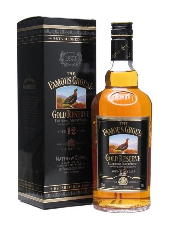 The Famous Grouse 12 Años Gold Reserve Todo Whisky