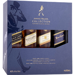 Whisky Johnnie Walker Collection Multi Pack 4 Botellas 800ml.