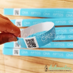 100 Pulseras autoadhesivas personalizadas código QR (Pedilas con tu diseño favorito) en internet