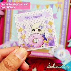 KIT MÁSCARAS + STICKERS LYNA & GACHA LIFE [Elegí la cantidad] - tienda online