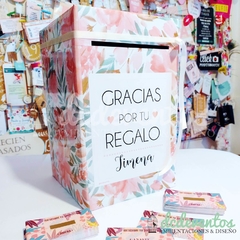 COMBO 15 AÑOS: 1 Buzón de regalos + 100 raspaditas (PEDILO CON TU TEMÁTICA FAVORITA)