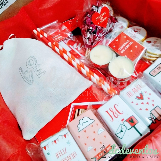 Caja personalizada para regalar en San Valentín o cualquier otro