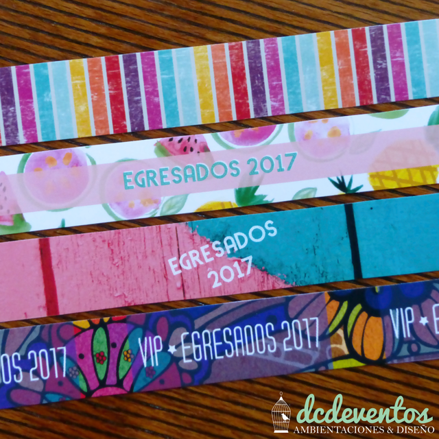 Ideas y diseños de pulseras personalizadas para fiestas infantiles