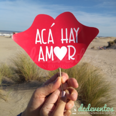 30 Carteles + 15 accesorios con frases para Photobooth - comprar online