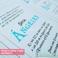 50 Invitaciones Alicia en el país de las Maravillas - tienda online