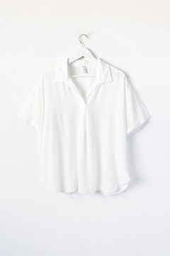 Camisa TANIT, Camisa con tablón en la espalda y terminacion curva - comprar online