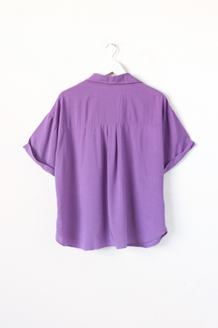 Camisa TANIT, Camisa con tablón en la espalda y terminacion curva - comprar online