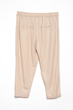 Pantalón Shany, Pantalón pinzado de piqué con spandex, Syes talles grandes - comprar online
