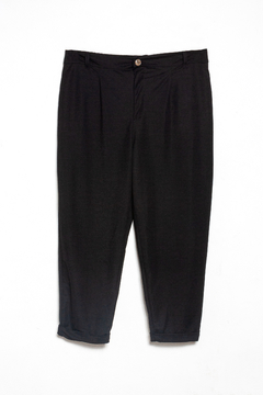 Pantalón Shany, Pantalón pinzado de piqué con spandex, Syes talles grandes - tienda online
