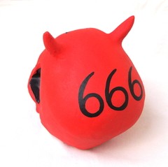Red Devil Skull - Gabbie Custom Art