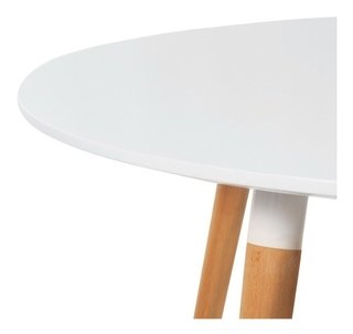 Mesa Eames Dsw Madera Redonda Laca 120 Cm - Alto Impacto en internet