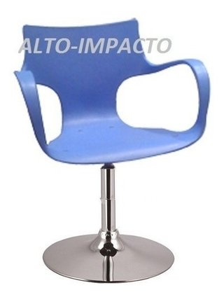 Sillon Peluqueria Adultos Y Niños Moderno Plato Cromado