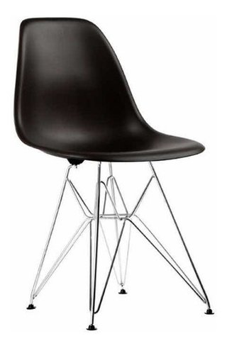 Imagen de Silla Eames Dsr Base Cromada Comedor Living  - Alto Impacto