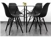 Mesa Eames 120 Vidrio Redonda Negra + 12 pagos - Alto Impacto - comprar online