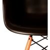 Set X 2 Sillon Silla Eames Daw Abs Base Madera Negro- Alto Impacto - ALTO IMPACTO Home + Office