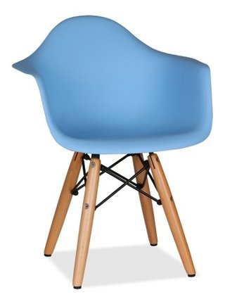 Sillon Silla Eames Kids Infantil Base Madera- Alto Impacto- - ALTO IMPACTO Home + Office