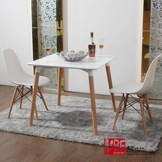 Combo Mesa Eames 80 Cm + 4 Silla Dsweames - Alto Impacto - ALTO IMPACTO Home + Office