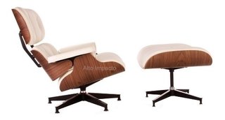 Sillón Poltrona Relax Eames Lounge Chair Miller Ottoman en internet