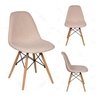 Silla Dsw Eames Tapizada Base Cromada O Madera Alto Impacto - ALTO IMPACTO Home + Office