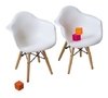 Set *2 Sillon Silla Eames Kids Infantil Madera- Alto Impacto