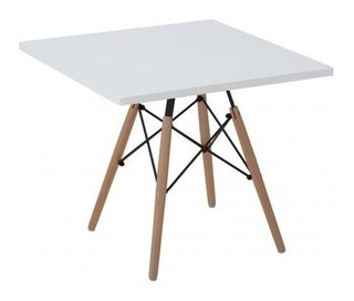 Combo Mesa Eames 60 Cuadrada + 2 Silla Kids - Alto Impacto en internet