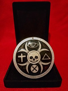 Medalhão ORIGINAL Zé do Caixão - Original Locket Embodiment of Evil