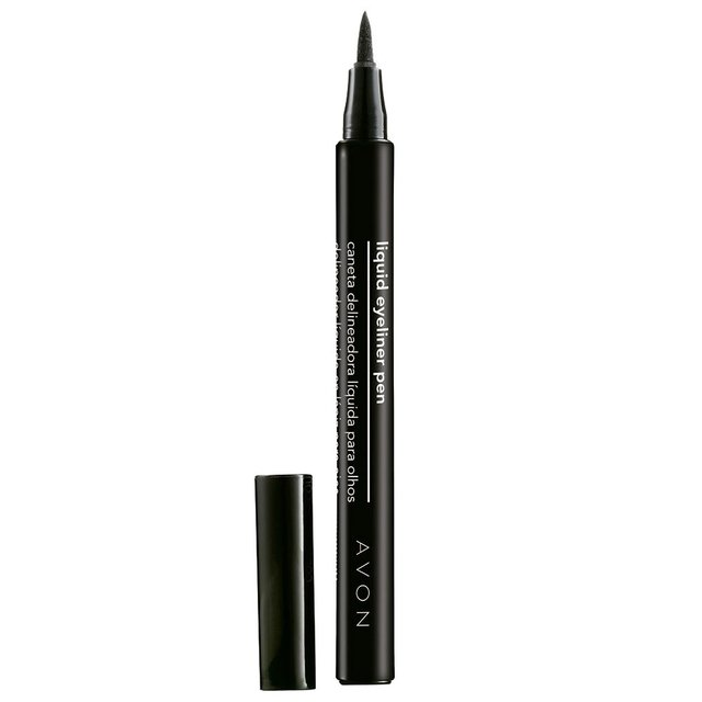 Caneta Delineadora Para Olhos Liquid Eyeliner Avon