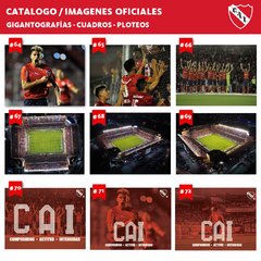 Cuadro Triptico Independiente - comprar online