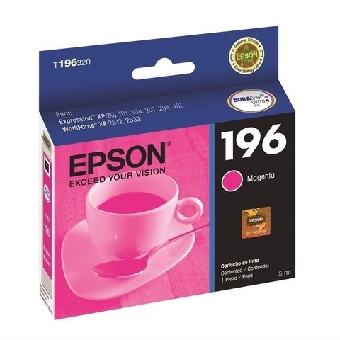 Cartucho EPSON 196 MAGENTA ORGINAL