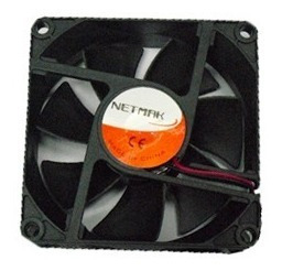 Cooler Netmak 8cm Negro Fuente o Gabinete NM-8025