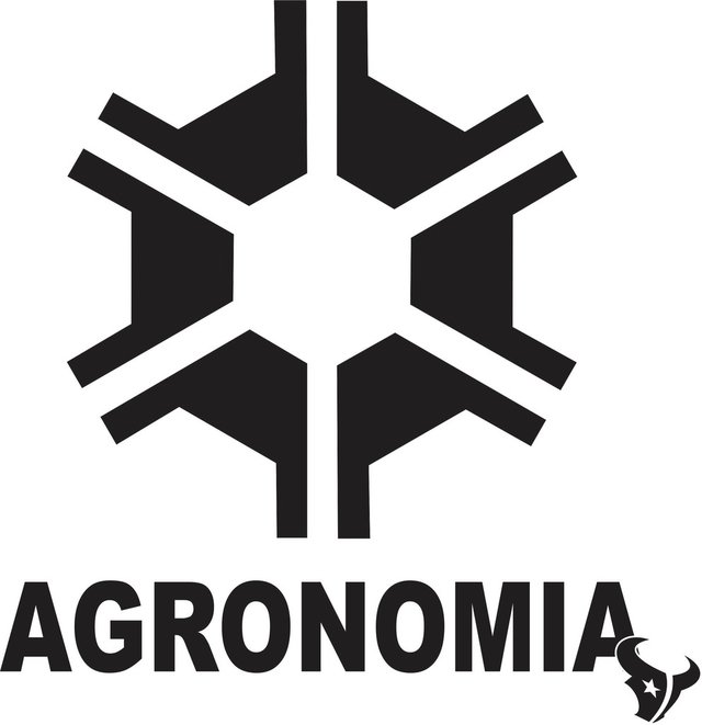 Loja da Agronomia - Adesivo logo Agronomia e Nossa Senhora Preto