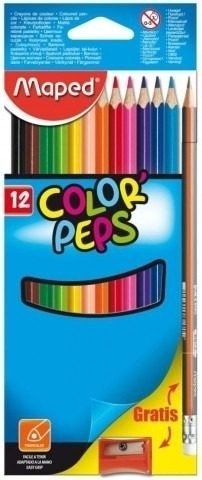 Lápices Maped x 12 colores