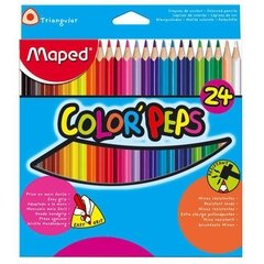 Lápices Maped x 24 colores
