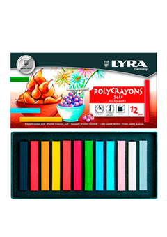 Polycrayones Lyra a la Tiza x 12