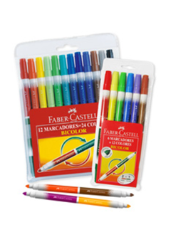 Faber Castell Bicolor x 6 = 12 colores