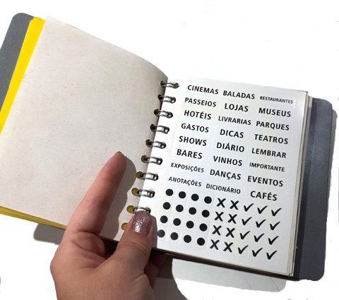 Caderno de viagem Confetti - unidade - comprar online