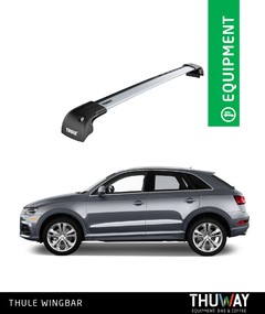 Barras Portaequipaje Thule WingBar Edge Audi Q3 2012-2018 Riel de Techo - Thuway