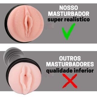 Masturbador Masculino Vagina Súper Realística Cyberskin - VIP Lanterna