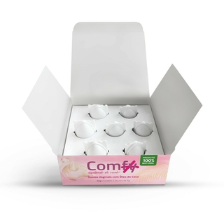 Comfy+ Óvulos Vaginais Com Óleo De Coco Para Hidratação e Proteção Vaginal (com 7 cápsulas) - 35G - Sexy Fantasy - 6059
