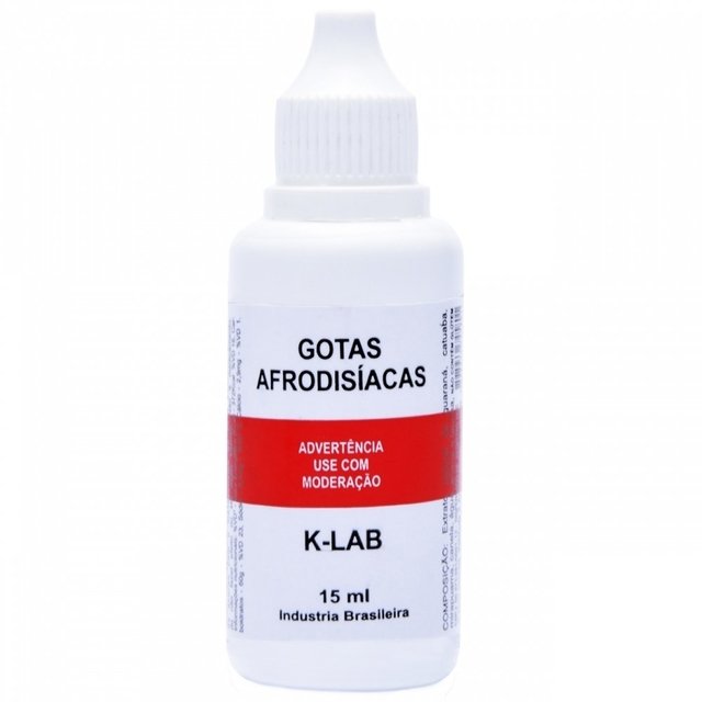 Esimulante Unissex Gotas Afrodisíacas 15ml K Lab