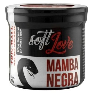 Soft Ball Bolinha Explosiva MAMBA NEGRA (Mais Sensibilidade) - 3 Balls