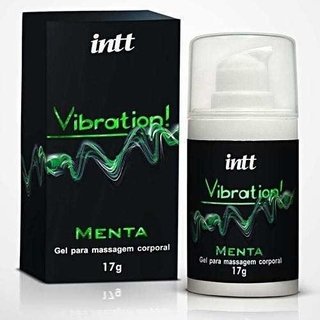 Vibration! Gel Eletrizante Estimulante Vibrante Comestível Menta INTT TOP