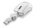 Mouse Óptico USB Retratil Mini Piano Ice - Branco - MO162