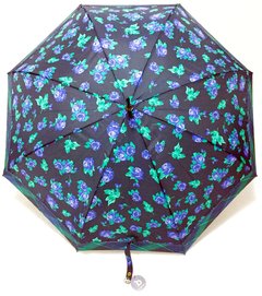 556 - Paraguas Largo Blue Flowers Bisetti en internet