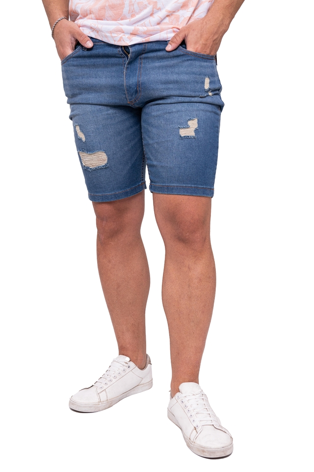 Comprar Jean corto y dulce blue jeans Pantalones cortos