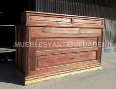 Barra mostrador ramos generales madera maciza (BA105A) - Muebles y Antiguedades - Argentina