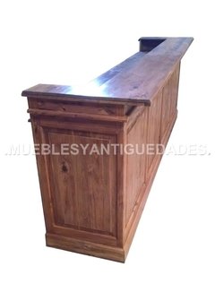 Barra mostrador ramos generales madera maciza (BA111A) - Muebles y Antiguedades - Argentina