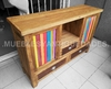 Mueble para TV / audio de diseño realizado en madera maciza con tapa de pinotea (TV109M)
